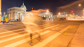 Sint Petersburg Nevski avond